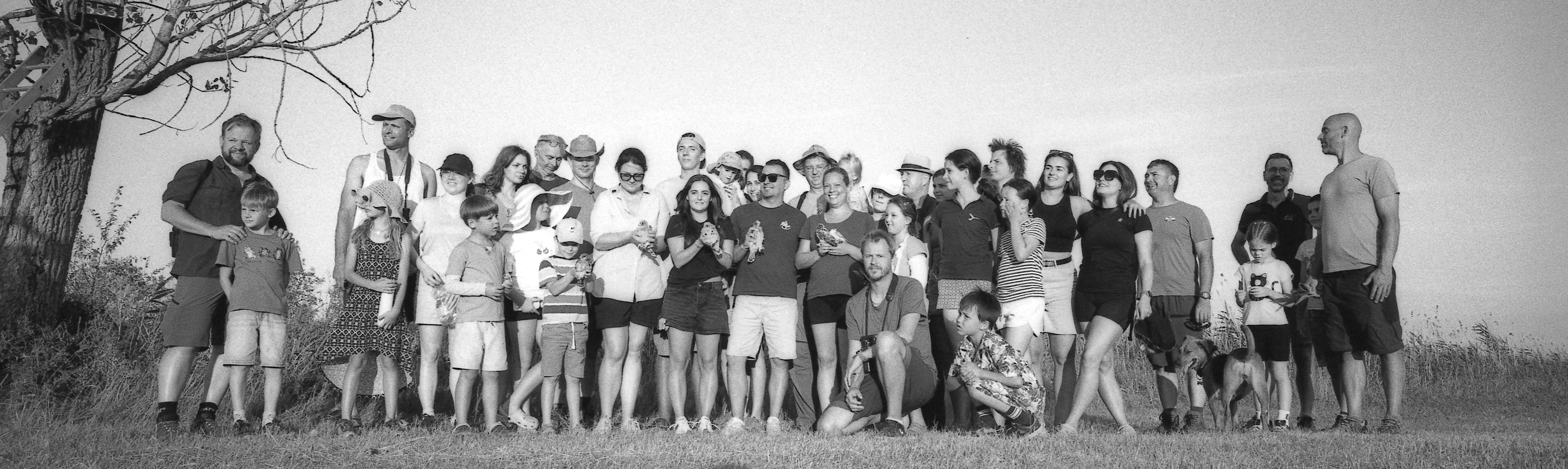Second panoramic portrait of the TÖK Camp team in Jászboldogháza